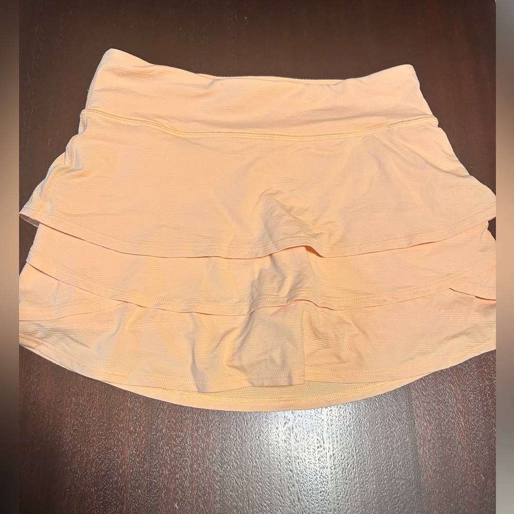 Athleta Peach Tiered Active Skort